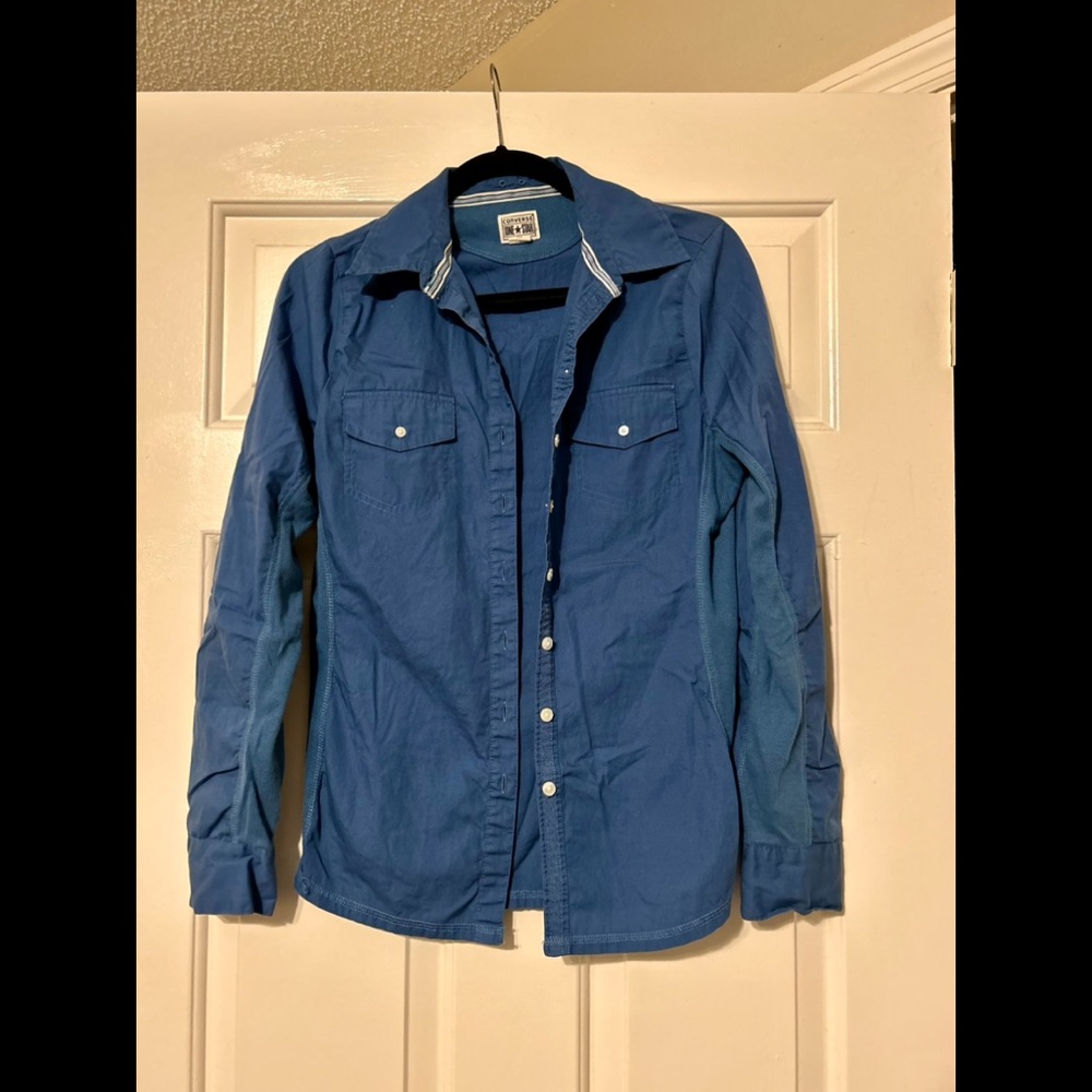 Converse One Star Button Down Top ASO Katherine Pierce